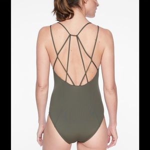 Athleta Cortes Strappy One Piece NWT Small